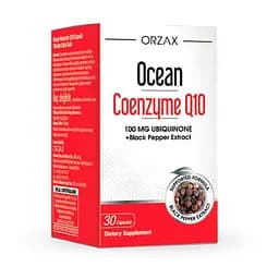 Кофермент Q 10 Orzax Ocean Coenzyme Q10, 30 капсул в формі убіхінон