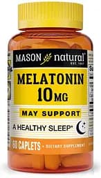 Натуральна добавка Mason Natural Melatonin 10 mg, 60 каплет