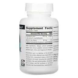 Пантотенова кислота Source Naturals Pantothenic Acid 100 мг 250 таблеток - мініатюра 2
