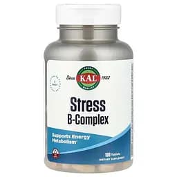 Вітаміни та мінерали KAL Stress B-Complex, 100 таблеток
