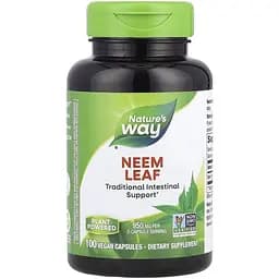 Натуральна добавка Nature's Way Neem Leaf 475 mg 100 вегакапсул