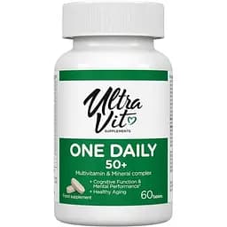 Вітаміни та мінерали VPLab UltraVit One Daily 50+, 60 таблеток