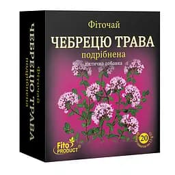 Фіточай "Чебрецю трава подрібнена" 20 ф/п, дієтична добавка