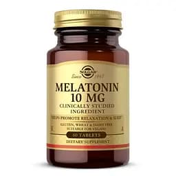 Натуральна добавка Solgar Melatonin 10 mg, 60 таблеток - мініатюра 1
