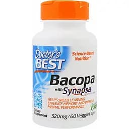 Бакопа Doctor's Best Bacopa With Synapsa 320 мг 60 капсул