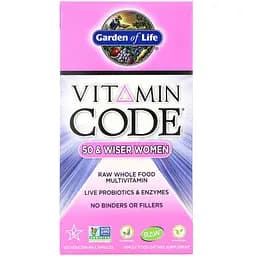 Мультивітаміни 50+ для жінок Garden of Life Vitamin Code 120 капсул (GOL11367) - мініатюра 2