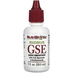 Екстракт насіння грейпфрута високої концентрації NutriBiotic Maximum GSE Liquid Concentrate 29.5 мл
