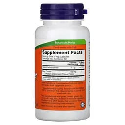Натуральна добавка NOW Red Clover 375 mg, 100 вегакапсул - мініатюра 2