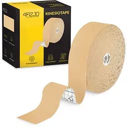 Лента кинезиологическая (кинезио тейп) 4FIZJO 5 см x 31 м Beige (P-5905973405539)