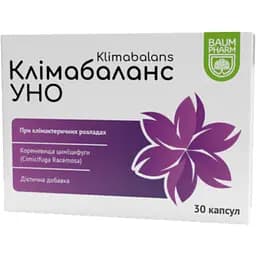 Клімобаланс Уно натуральна добавка Baum Pharm 30 капсул