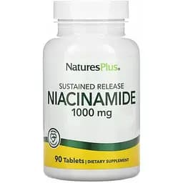 Ниацинамид NaturesPlus 1000 мг 90 капсул