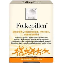 Вітаміни для імунної системи New Nordic Folkepillen 60 таблеток