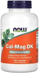 Вітаміни та мінерали NOW Cal-Mag DK Caps, 180 капсул