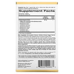 Пробіотики і пребіотики California Gold Nutrition LactoBif 5 Probiotics 60 вегакапсул - мініатюра 2