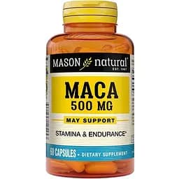 Натуральная добавка Mason Natural Maca 500 mg 60 капсул