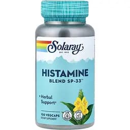 Дієтична добавка Solaray Histamine Blend SP-33 100 веганських капсул