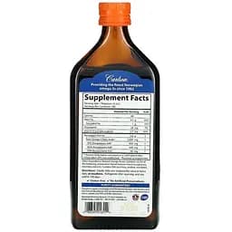 Риб'ячий жир Carlson Laboratories VFFO Orange 500 мл - мініатюра 2