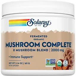 Грибний комплекс Solaray Organic Fermented Mushroom Complete 2000 мг 60 г (2023-10-2140)