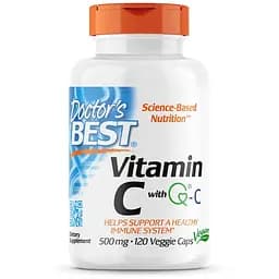 Витамины и минералы Doctor's Best Vitamin C 500 mg, 120 вегакапсул