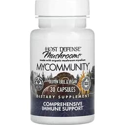 Підтримка імунітету комплекс із 17 грибів Fungi Perfecti Mushrooms Comprehensive Immune Support 30 капсул
