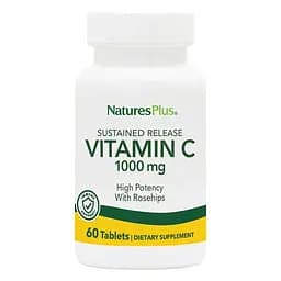 Вітаміни та мінерали NaturesPlus Vitamin C 1000 mg Sustained Release 60 таблеток