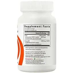 Метил B12 с L-метилфолатом Seeking Health Methyl B12 with L-Methylfolate со вкусом вишни 60 таблеток - мініатюра 2