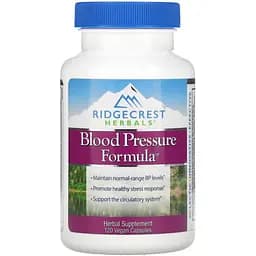 Комплекс для нормализации кровяного давления RidgeCrest Herbals Blood Pressure Formula 120 гелевых капсул