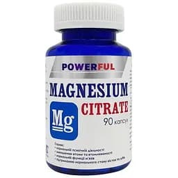 Магния цитрат Powerful 100 мг 90 капсул