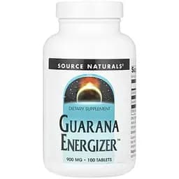 Екстракт гуарани Source Naturals Guarana Energizer™ 900 мг 100 таблеток - мініатюра 1