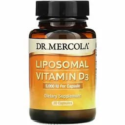 Ліпосомальний Вітамін D3 Dr. Mercola 5000 МО 30 капсул