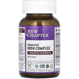Ферментований комплекс заліза New Chapter Fermented Iron Complex 60 капсул - мініатюра 3