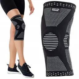 Фіксатор (бандаж) для коліна 4FIZJO зі стабілізацією колінної чашки 1 шт 4FJ0465 Size XL (P-5907739318008)