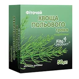 Фіточай "Хвоща польового трава подрібнена"  50 г, дієтична добавка