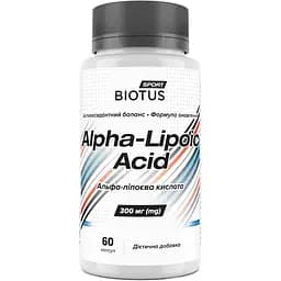 Альфа-ліпоєва кислота Biotus 60 капсул