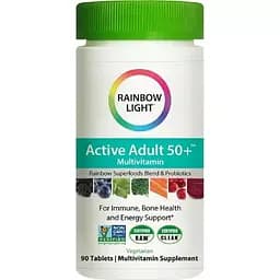 Мультивітаміни Rainbow Light Active Adult 50+, 90 таблеток