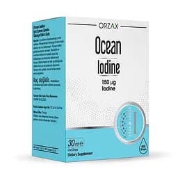 Йод Orzax Ocean Iodine 150 mcg Drops 30 мл для підтримки щитовидної залози