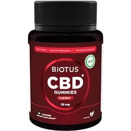 Канабідіол Biotus CBD Gummies 25 мг 30 желейних ведмедиків