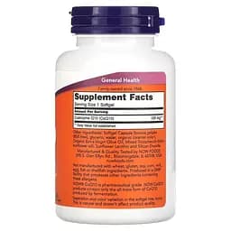 Натуральна добавка NOW CoQ-10 100 mg, 150 капсул - мініатюра 2