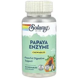 Ензими папайї Solaray Papaya Enzyme 90 жувальних таблеток
