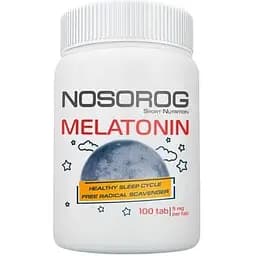 Натуральна добавка Nosorog Melatonin 100 таблеток