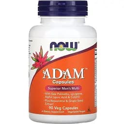 Вітаміни та мінерали Now Adam 90 вегакапсул