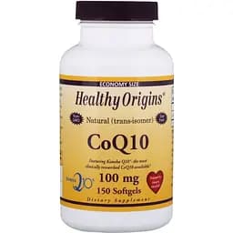 Коензим Q10 Healthy Origins Kaneka COQ10 100 мг 150 желатинових капсул