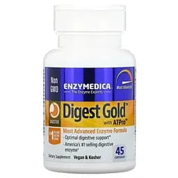 Натуральна добавка Enzymedica Digest Gold, 45 капсула
