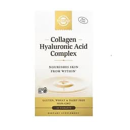 Препарат для суглобів і зв'язок Solgar Collagen Hyaluronic Acid Complex, 30 таблеток