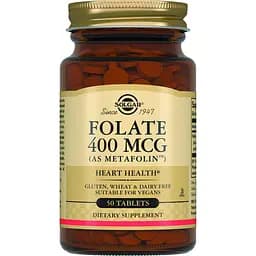 Диетическая добавка Solgar Фолат 400 мкг 50 таблеток