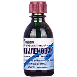 Метиленовий синій водно-спиртовий розчин 1% 20 мл