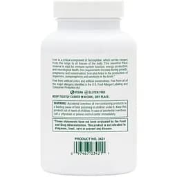 Залізо хелатне з вітаміном С Nature's Plus Chewable Iron 90 таблеток (NTP3421) - мініатюра 3