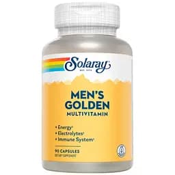Комплекс вітамінів Solaray Men's Golden Multivitamin 90 капсул