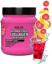 Препарат для суглобів і зв'язок Evolite Nutrition Hydrolyzed Collagen Peptides, 300 грам Грейпфрут