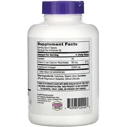 Колаген 21st Century Super Collagen Plus Vitamin C із вітаміном C 1000 мг 180 пігулок - мініатюра 2